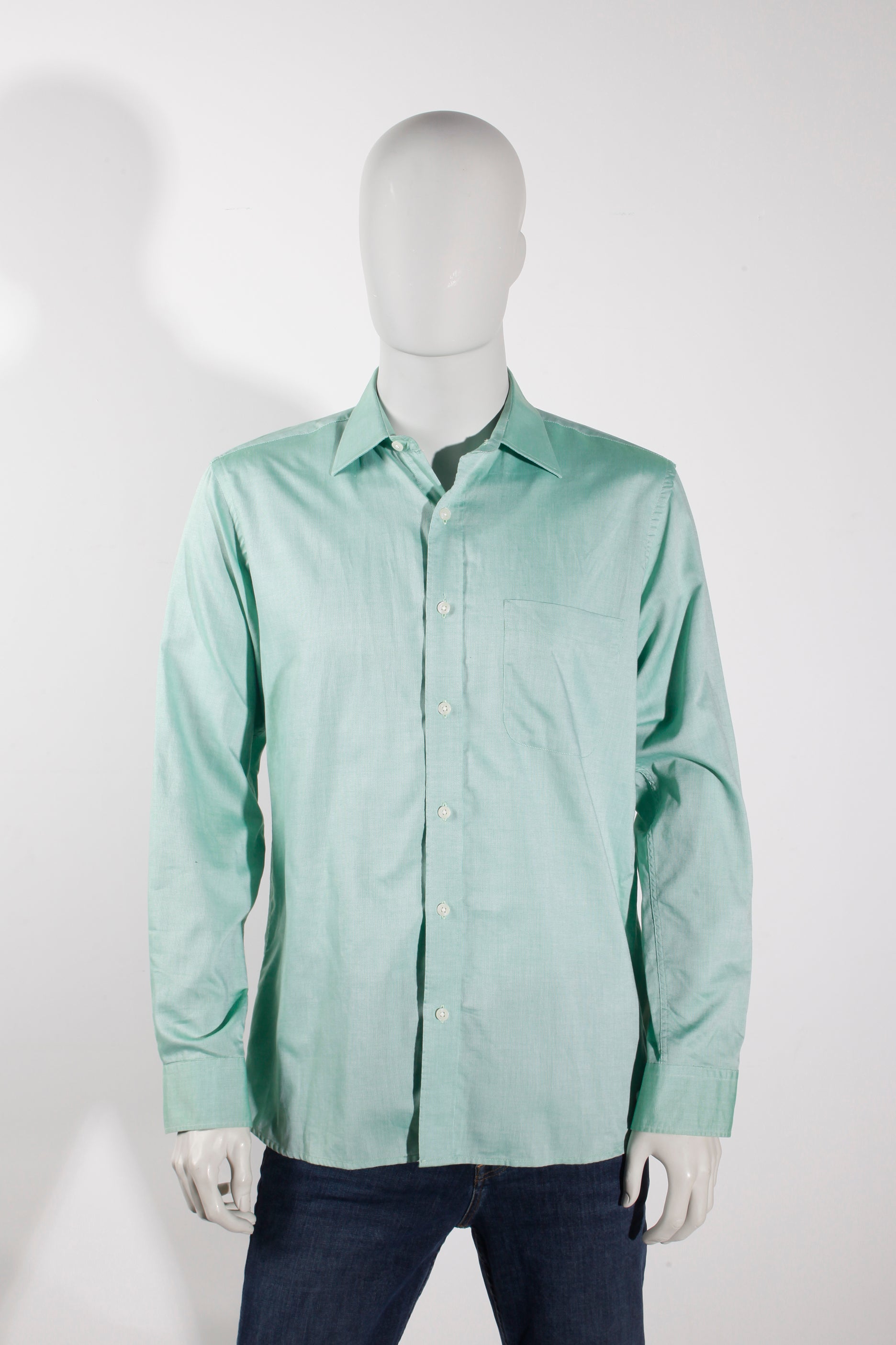 Men's Light Green Shirt (Medium)
