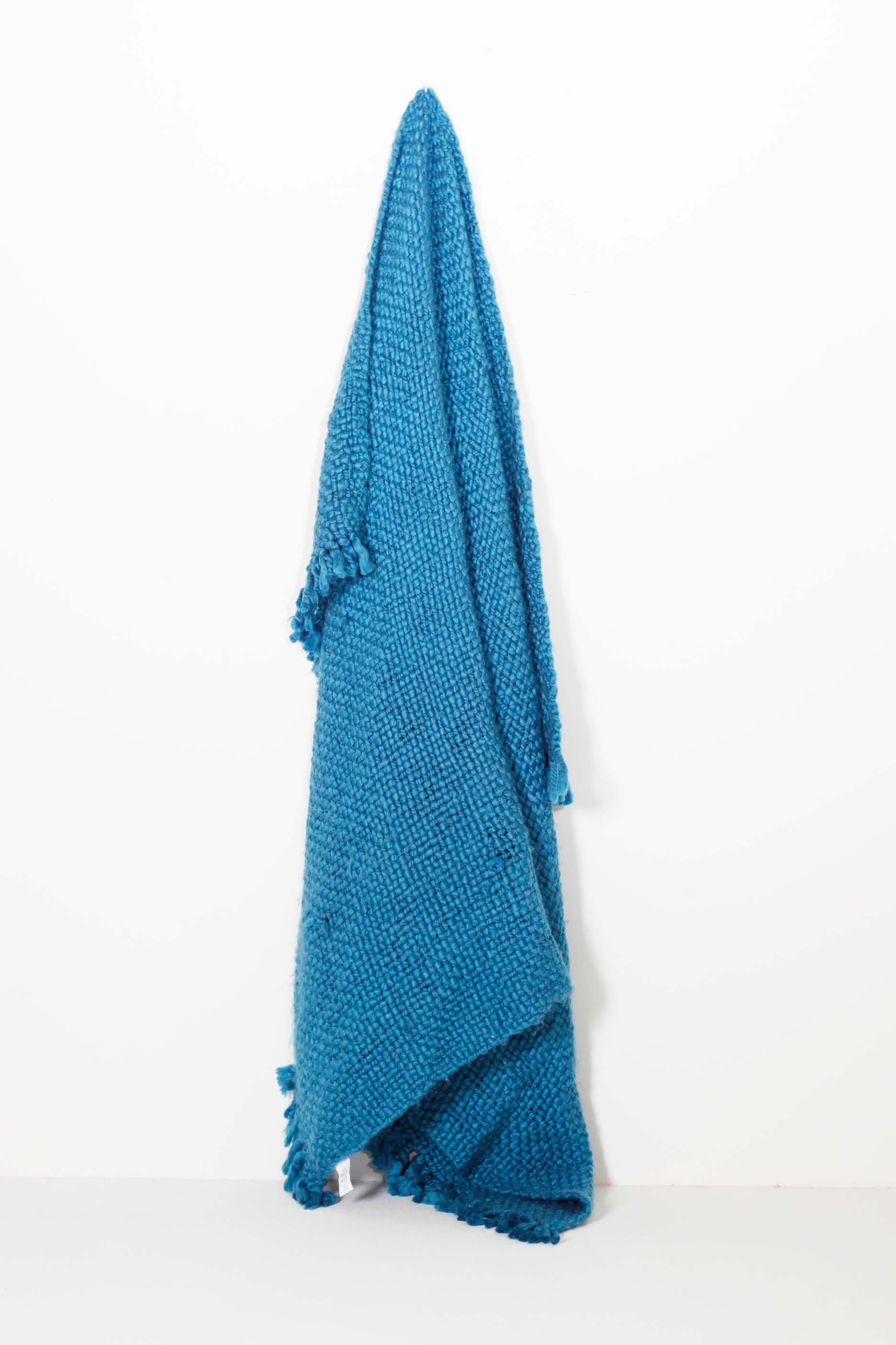 Blue Wool Blanket/Throw