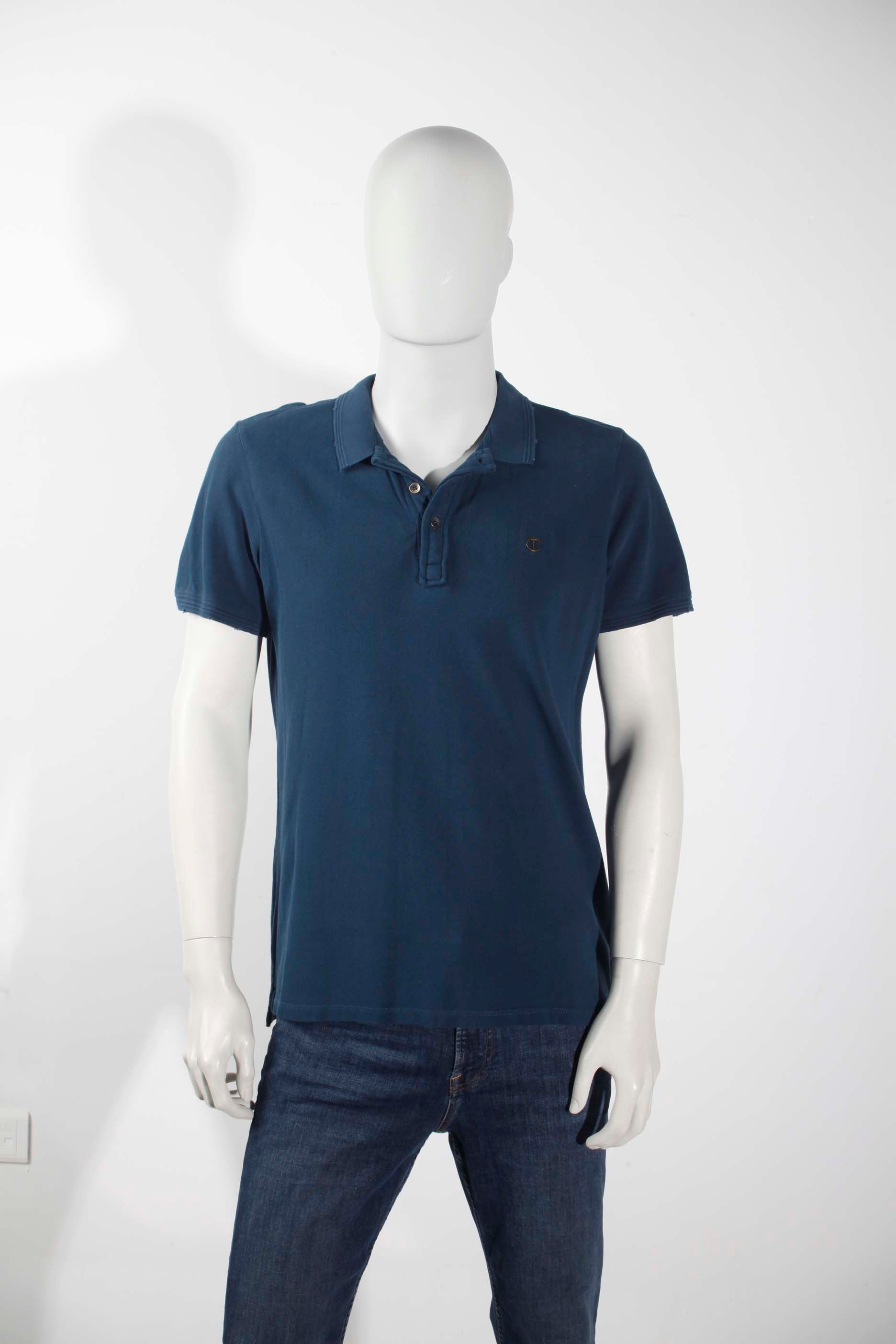 Mens Navy Blue Polo Shirt