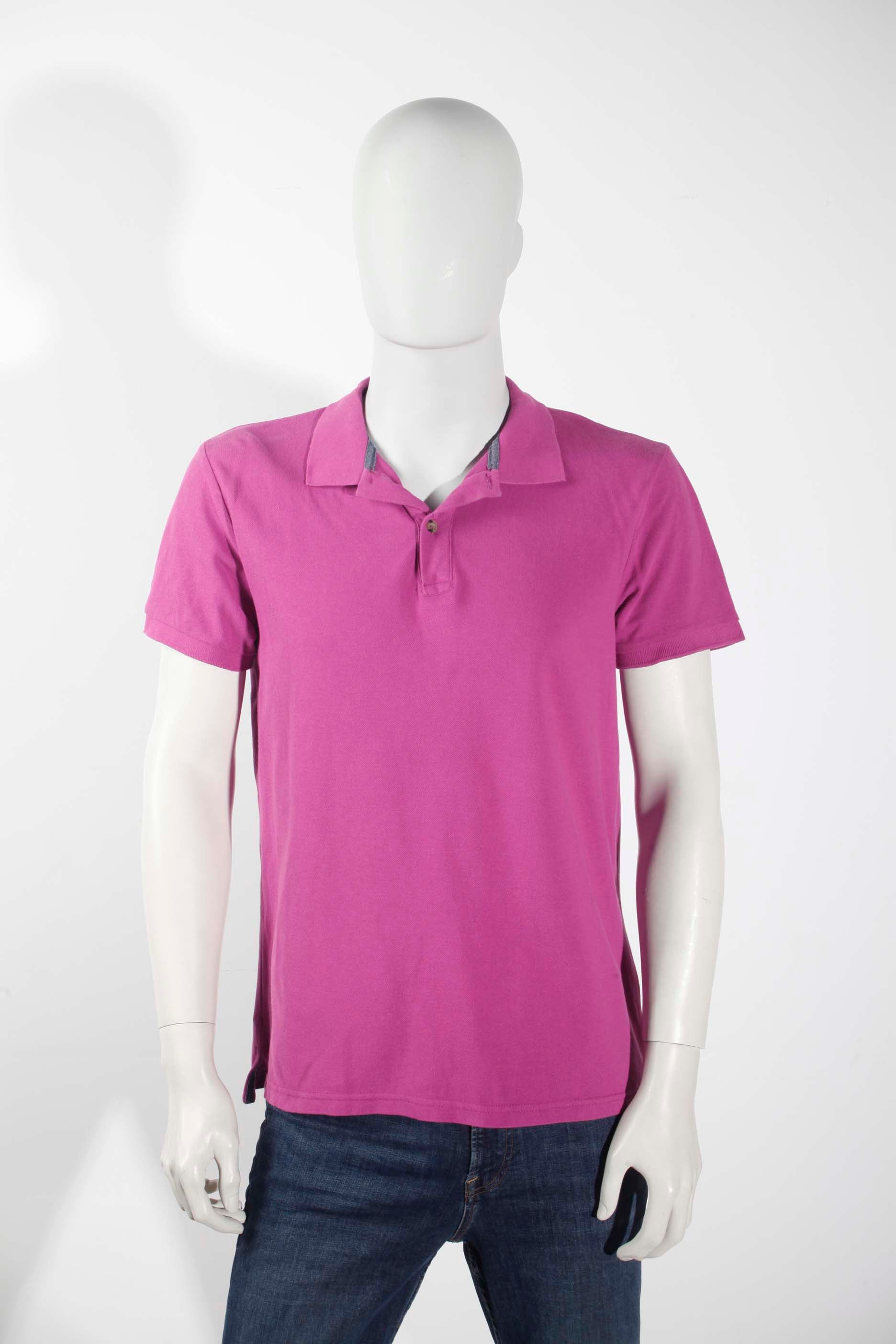 Mens Purple Polo Shirt (Large)
