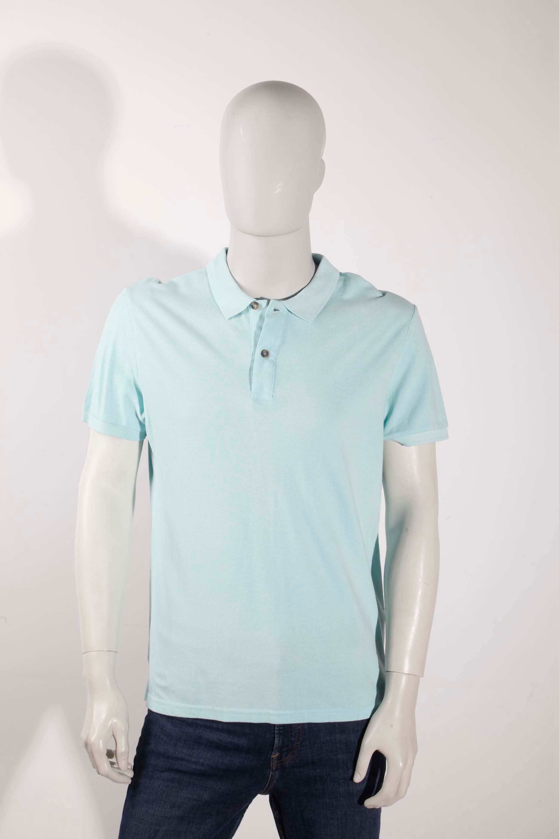 Mens Light Blue Polo Shirt