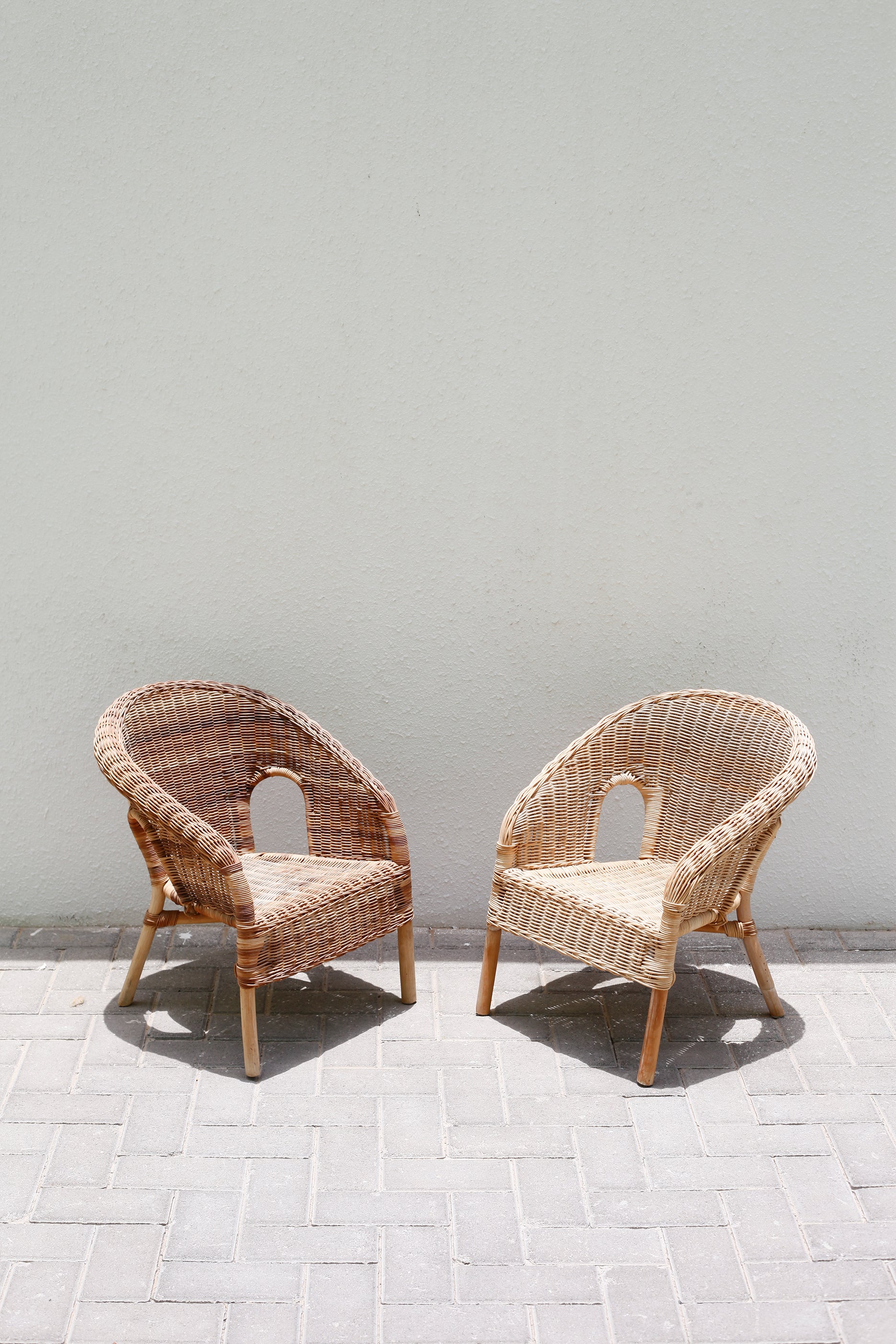 Kids Mini Rattan Chairs