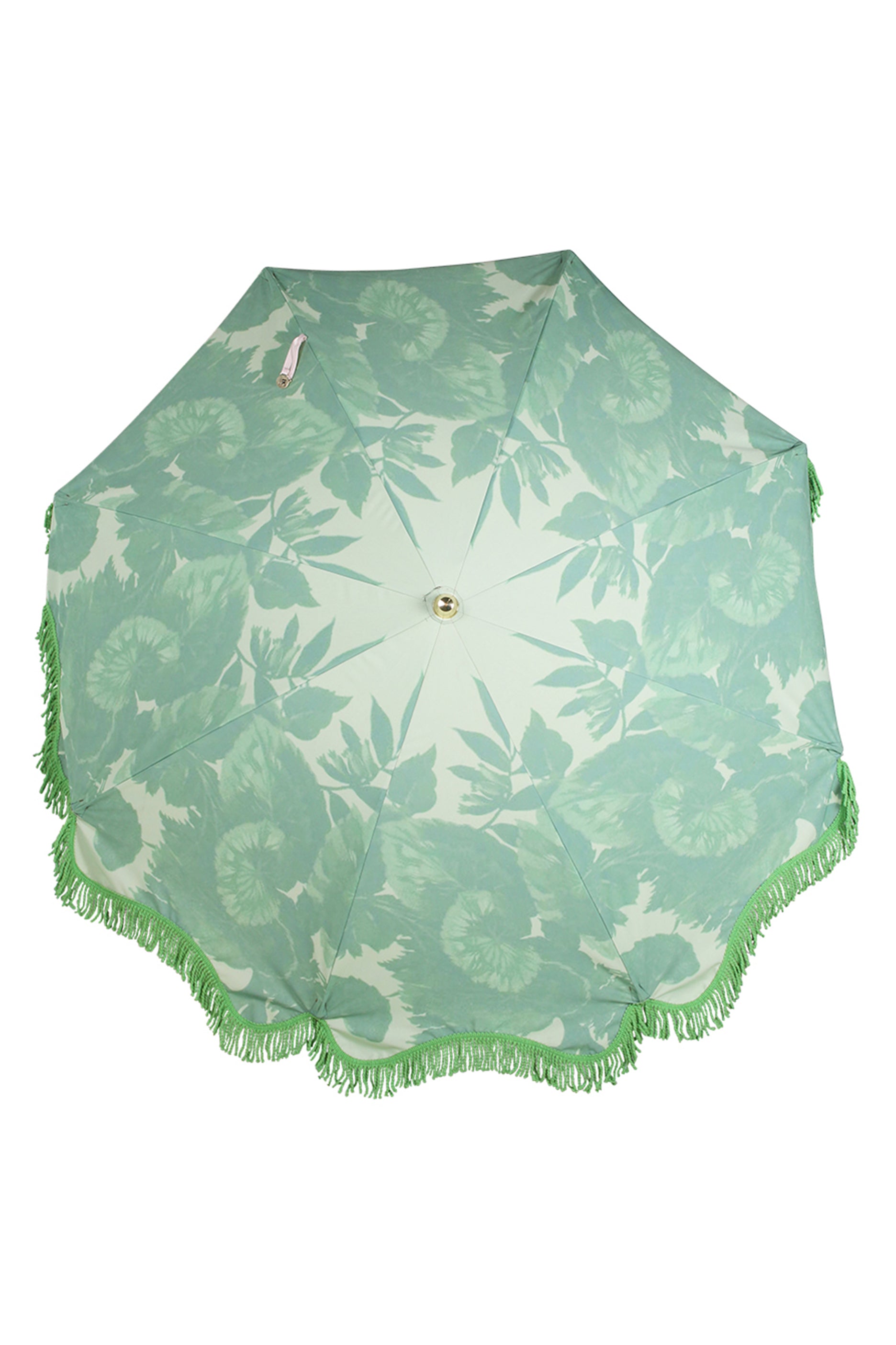 Floral Beach Umbrella - Pistachio