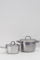 Metal Cooking Pot Set - 2 pcs – ProppedUpRentals