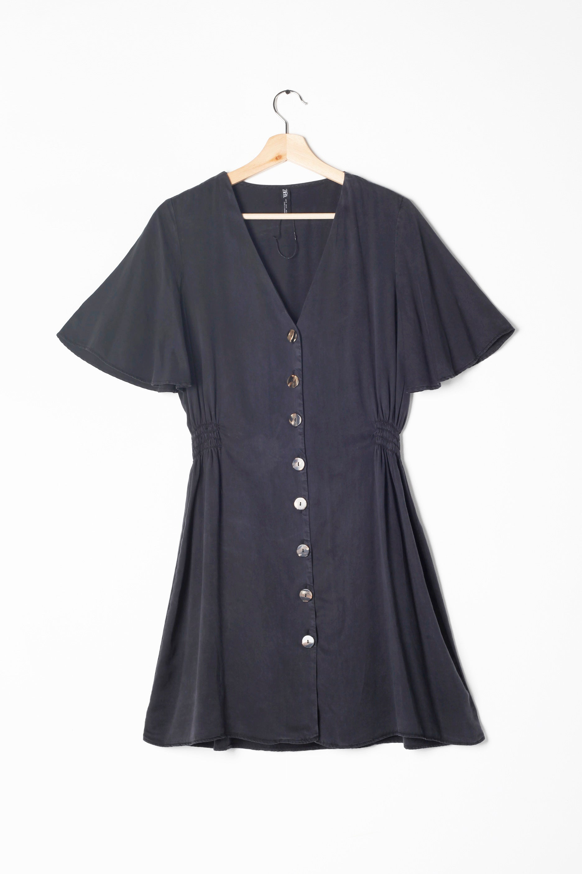 Zara Navy Blue Short Dress (Small)