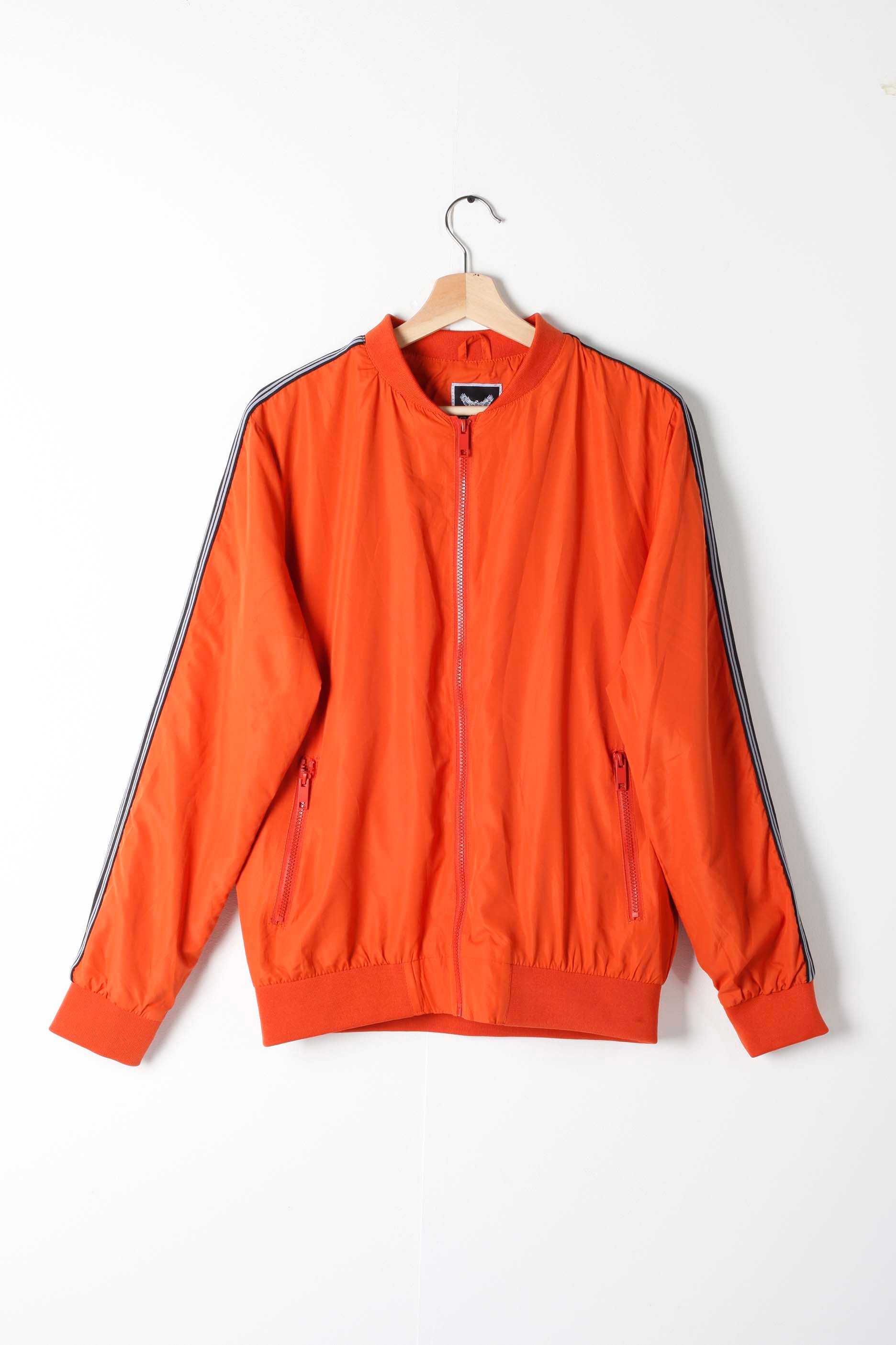 Orange Bomber Jacket (Medium)