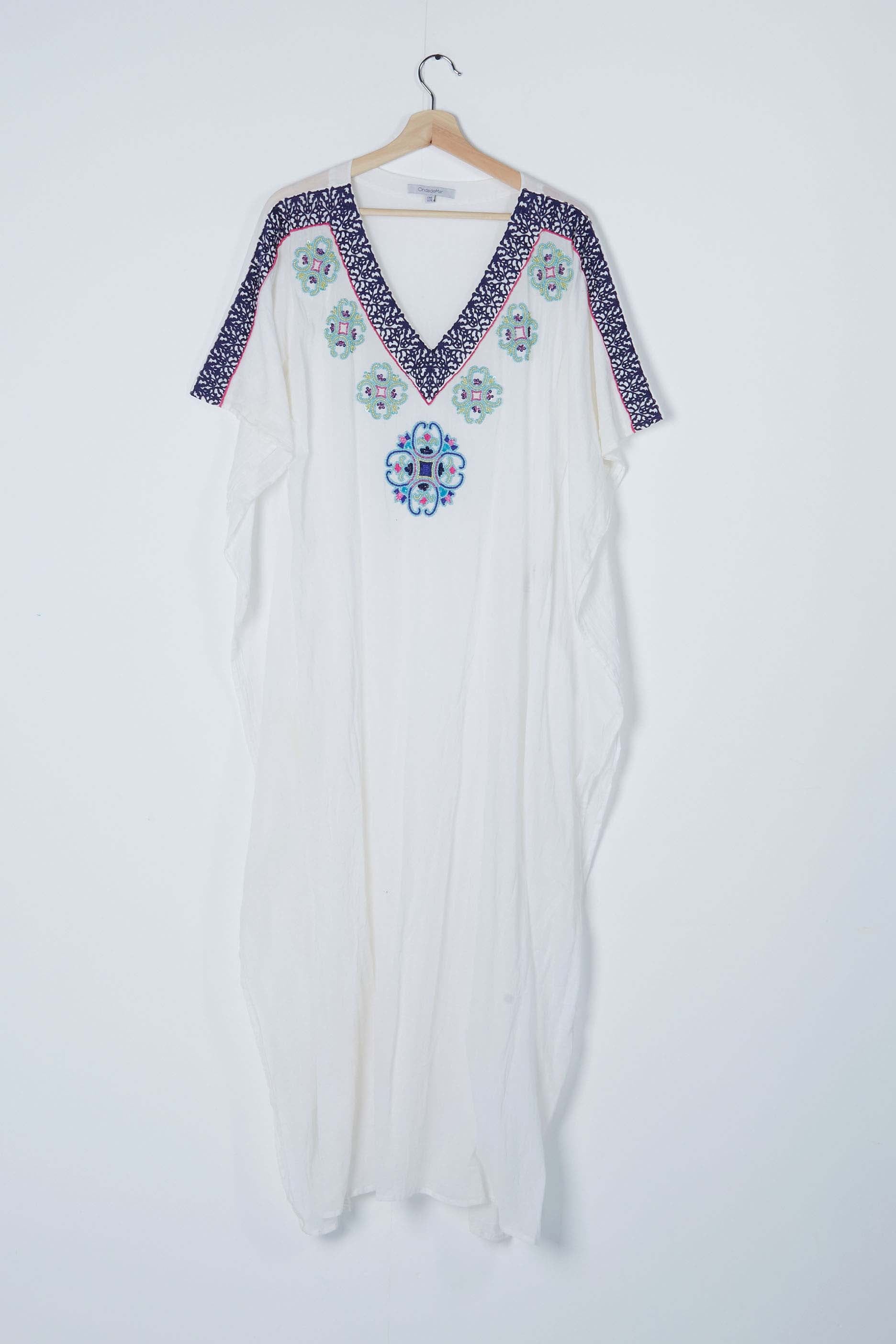 Embroidered Beach Kaftan