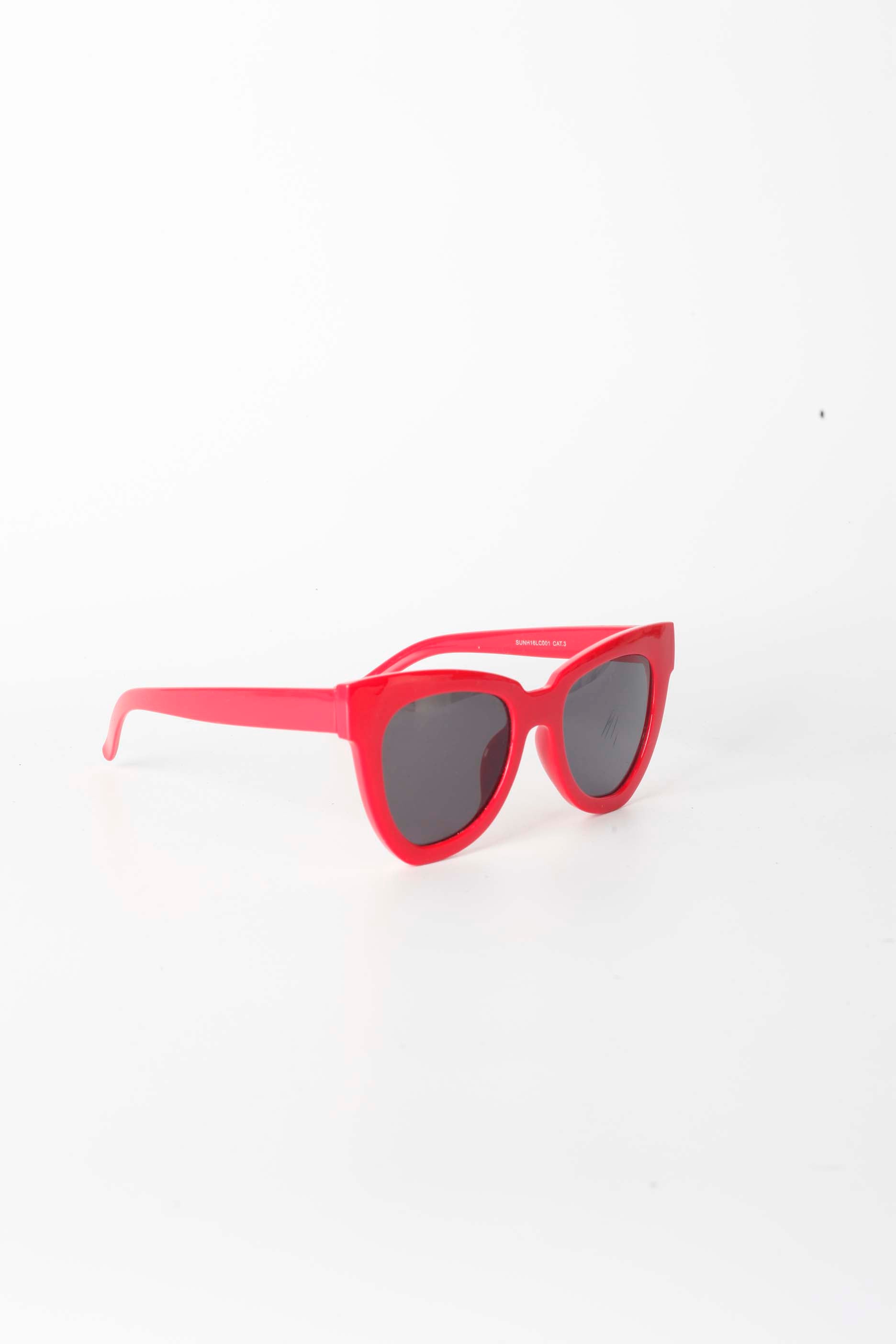 Oversized Red Sunglasses