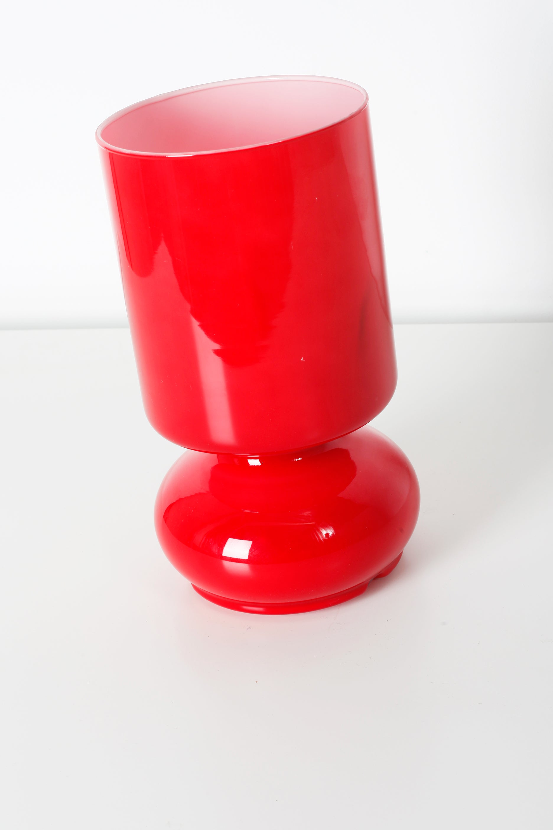 Small Red Table Lamp