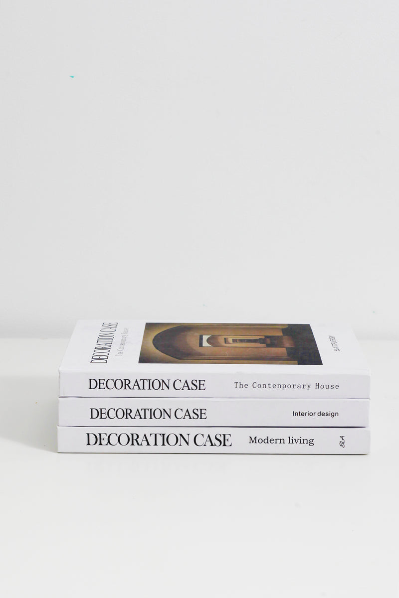 Decoration Case Coffee Table Book Set Of 3 ProppedUpRentals