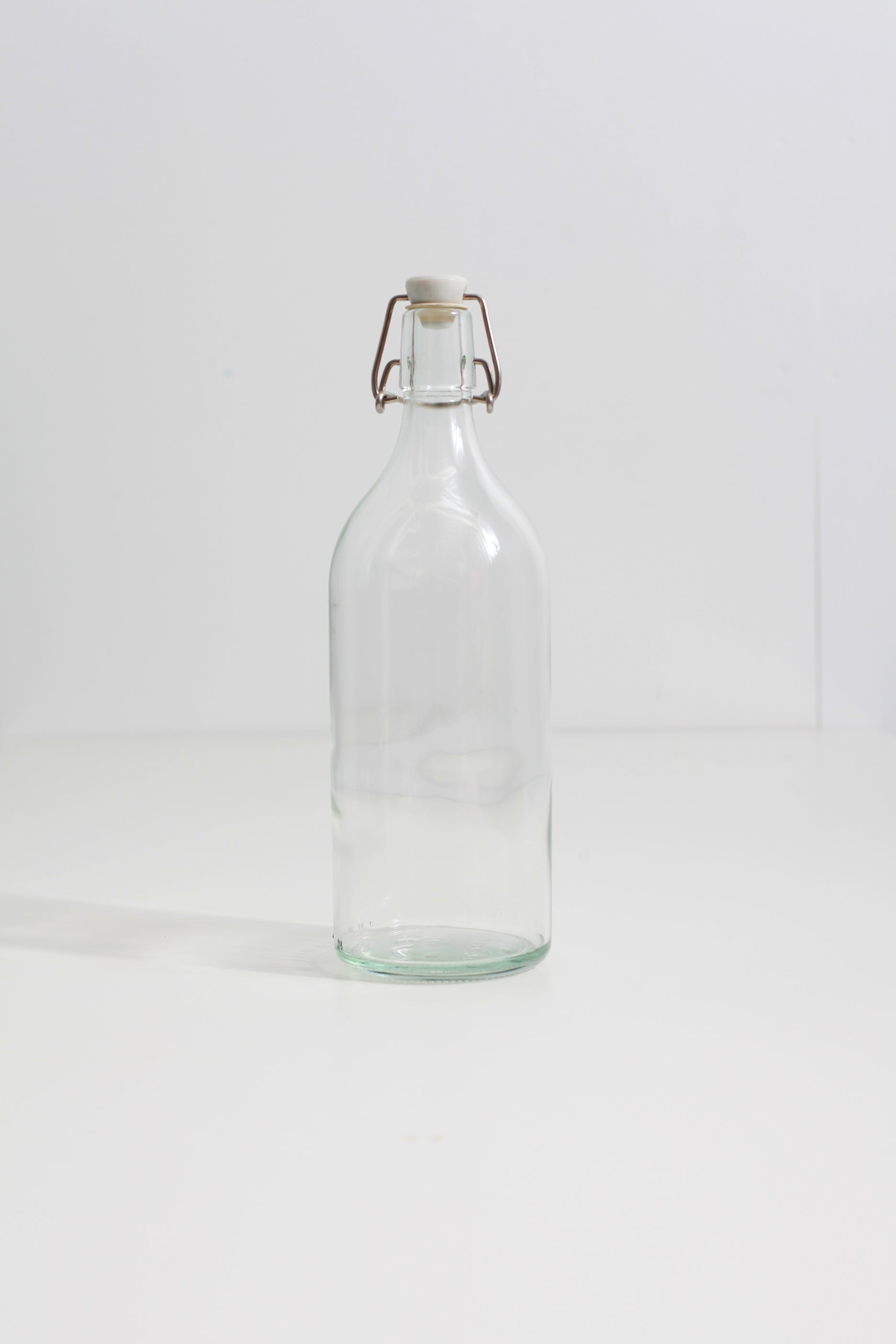 Glass Bottle with Clip - Large