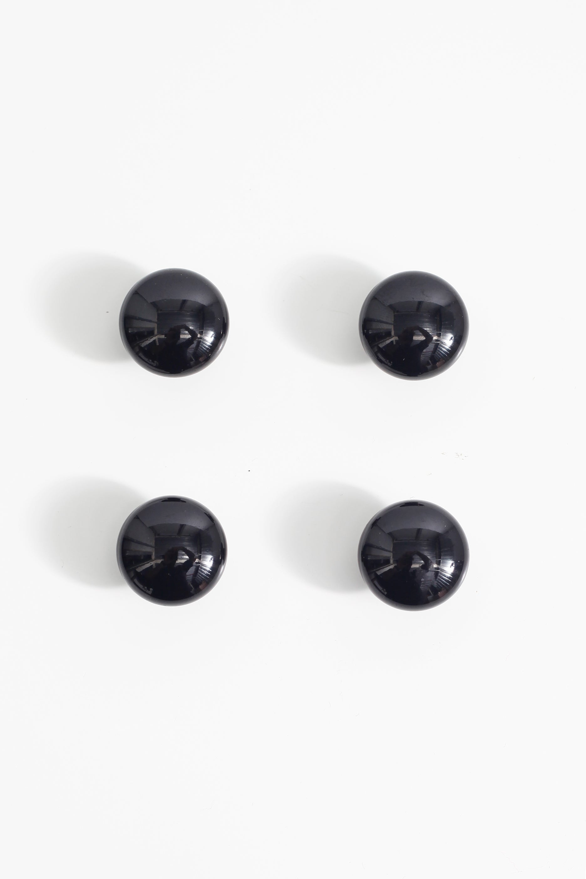 Black Round Wardrobe Door Knobs