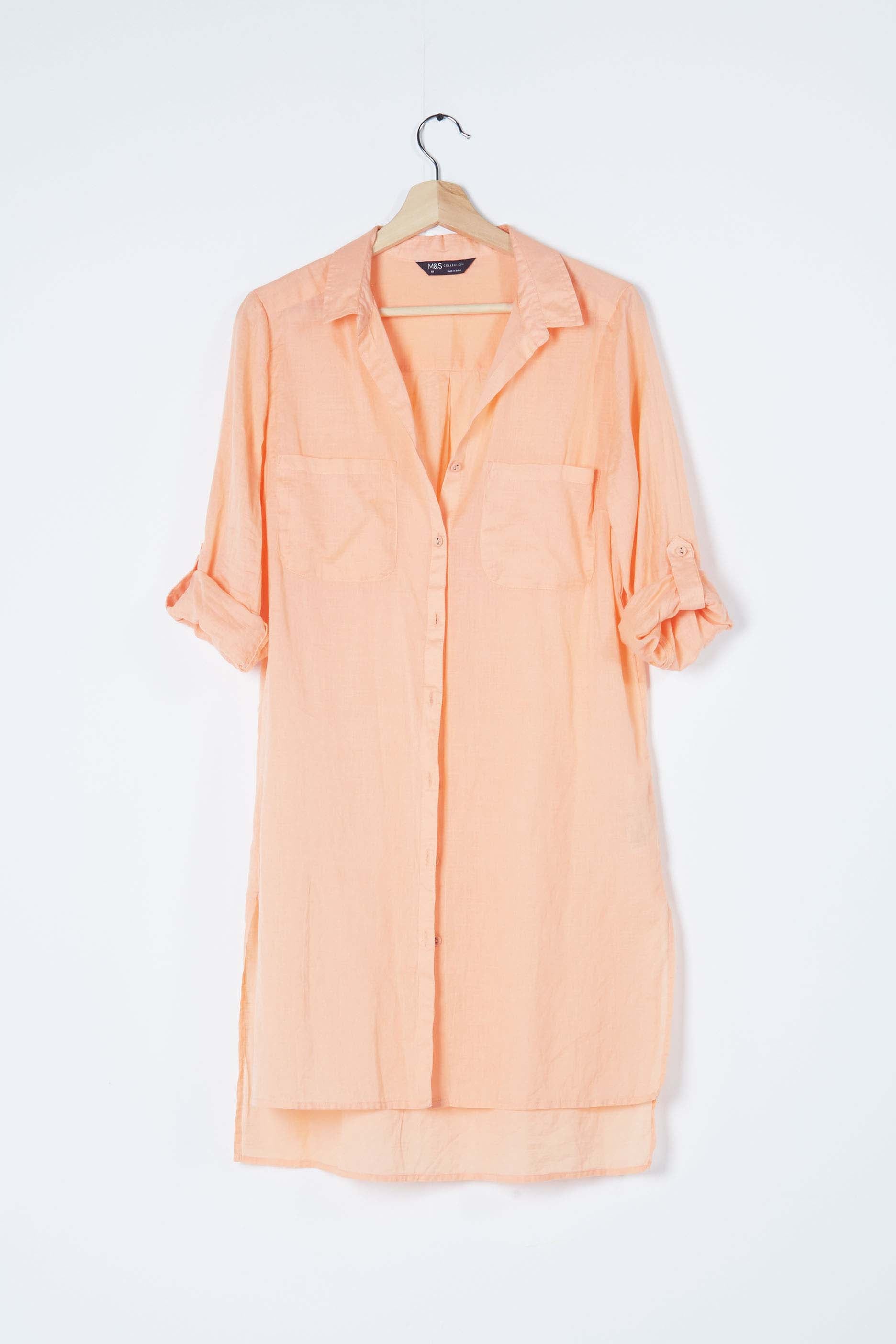 Coral Oversized Shirt