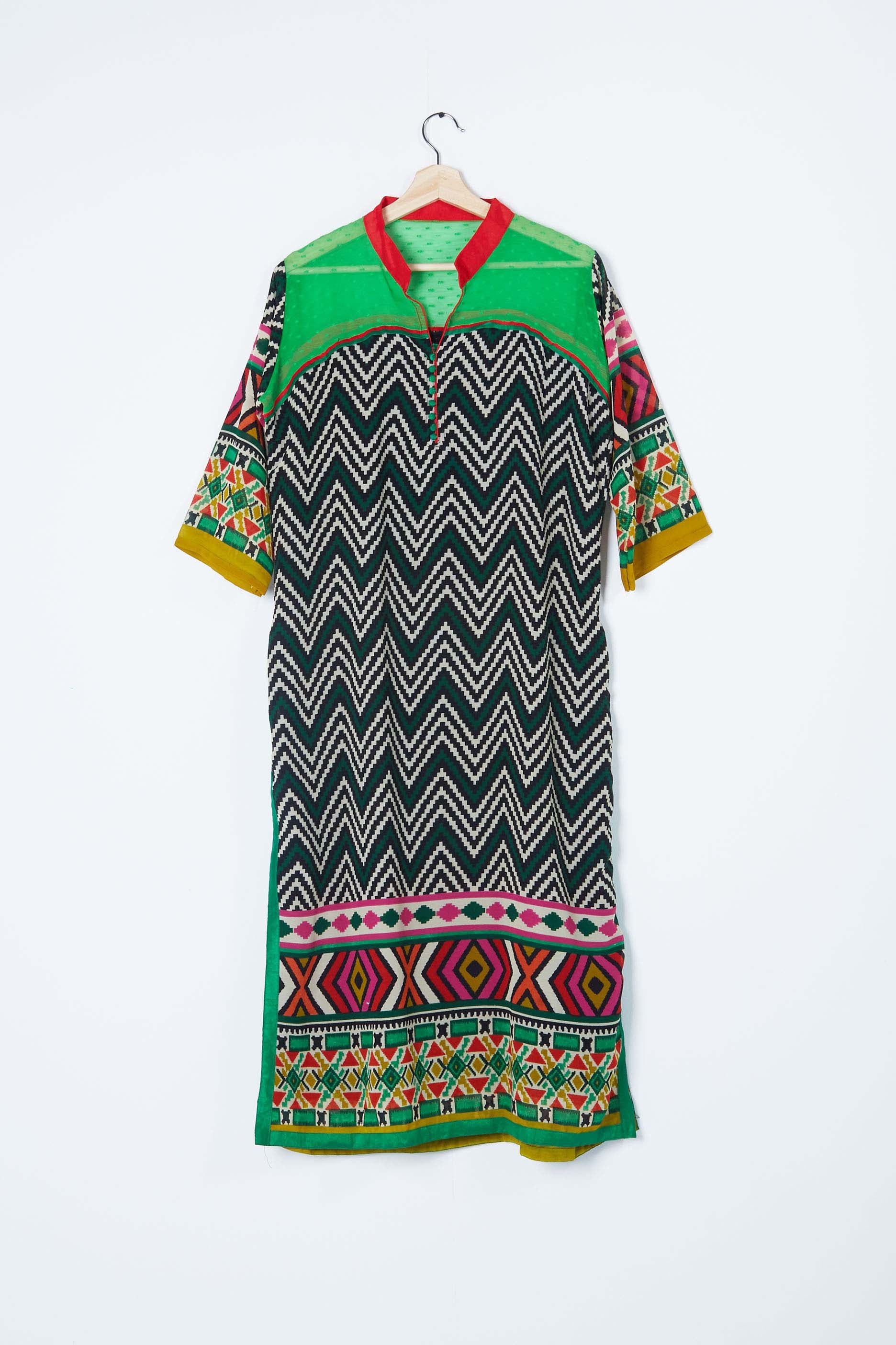 Indian-style Printed Kaftan