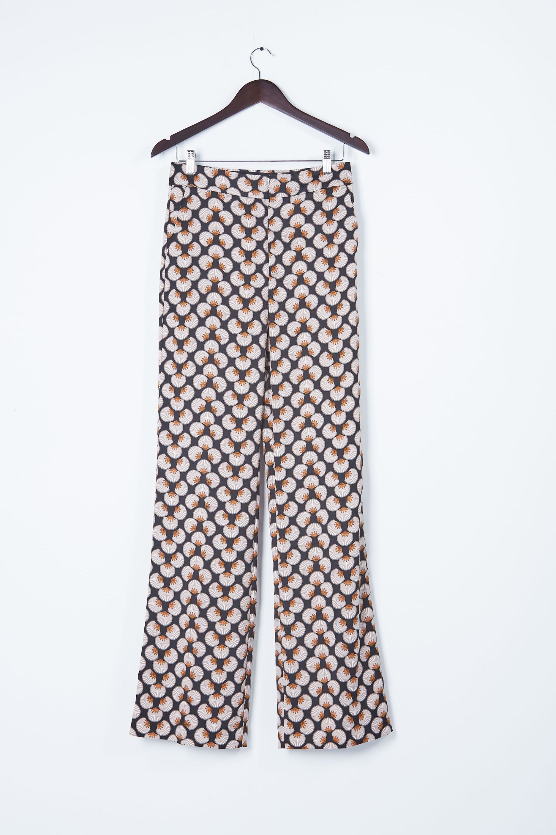 Printed Wide-Leg Trouser Suit