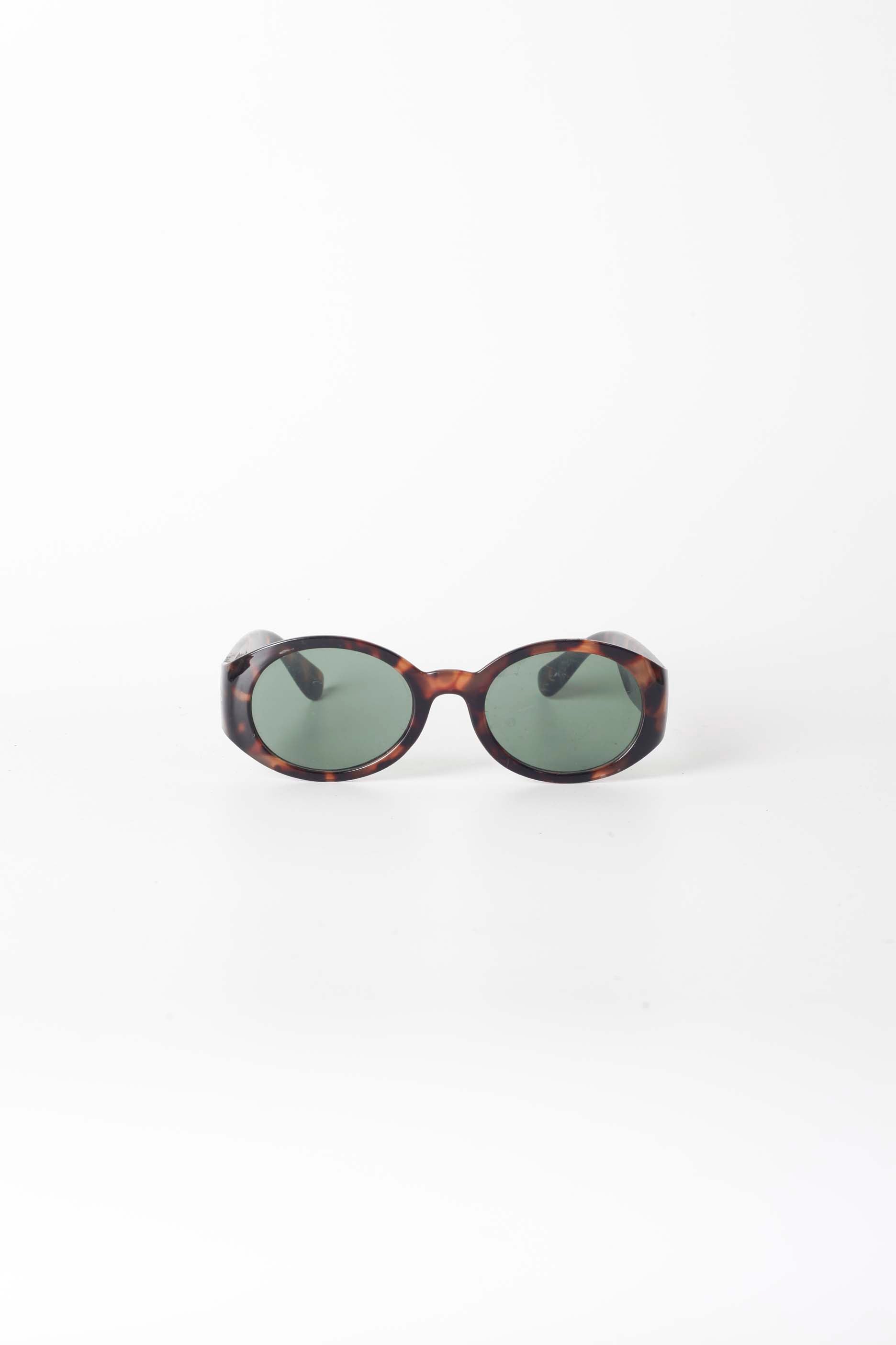 Oval Tortoise Shell Sunglasses