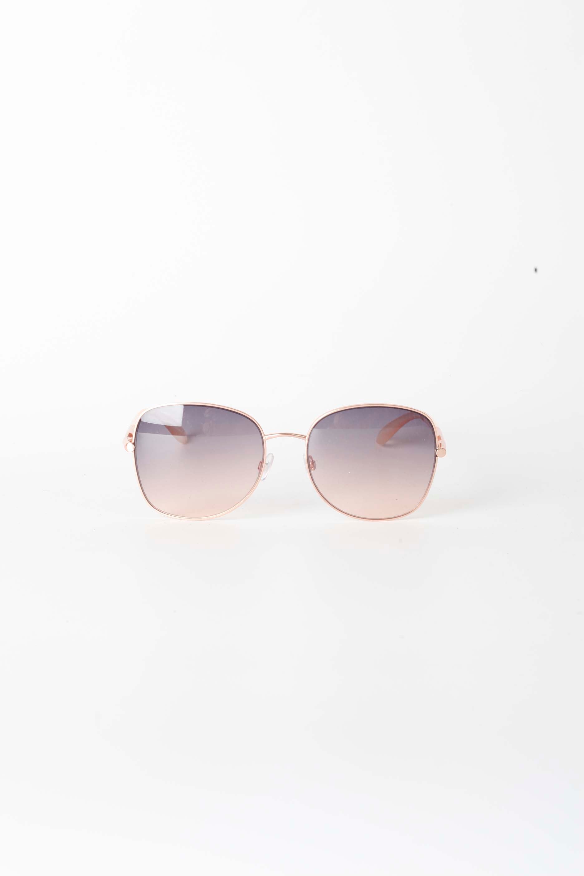 Rose Gold Round Sunglasses