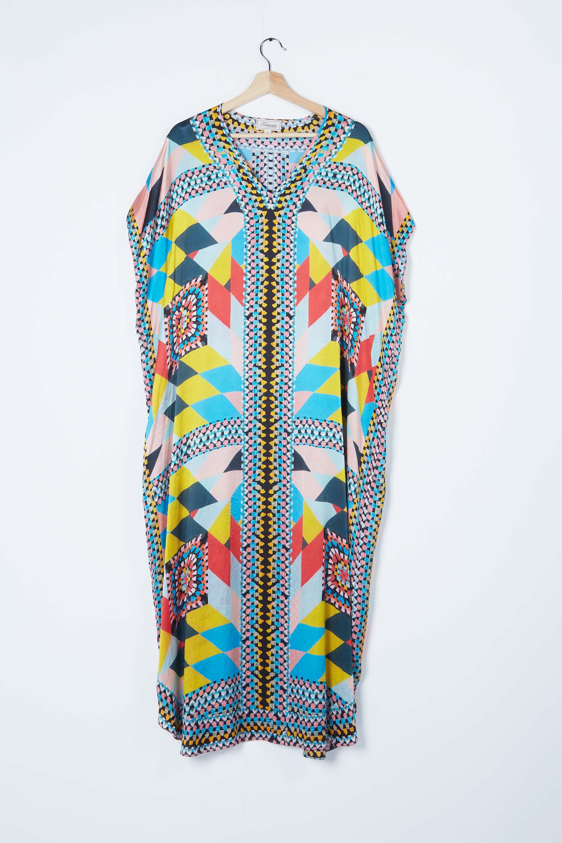 Silk Printed Kaftan