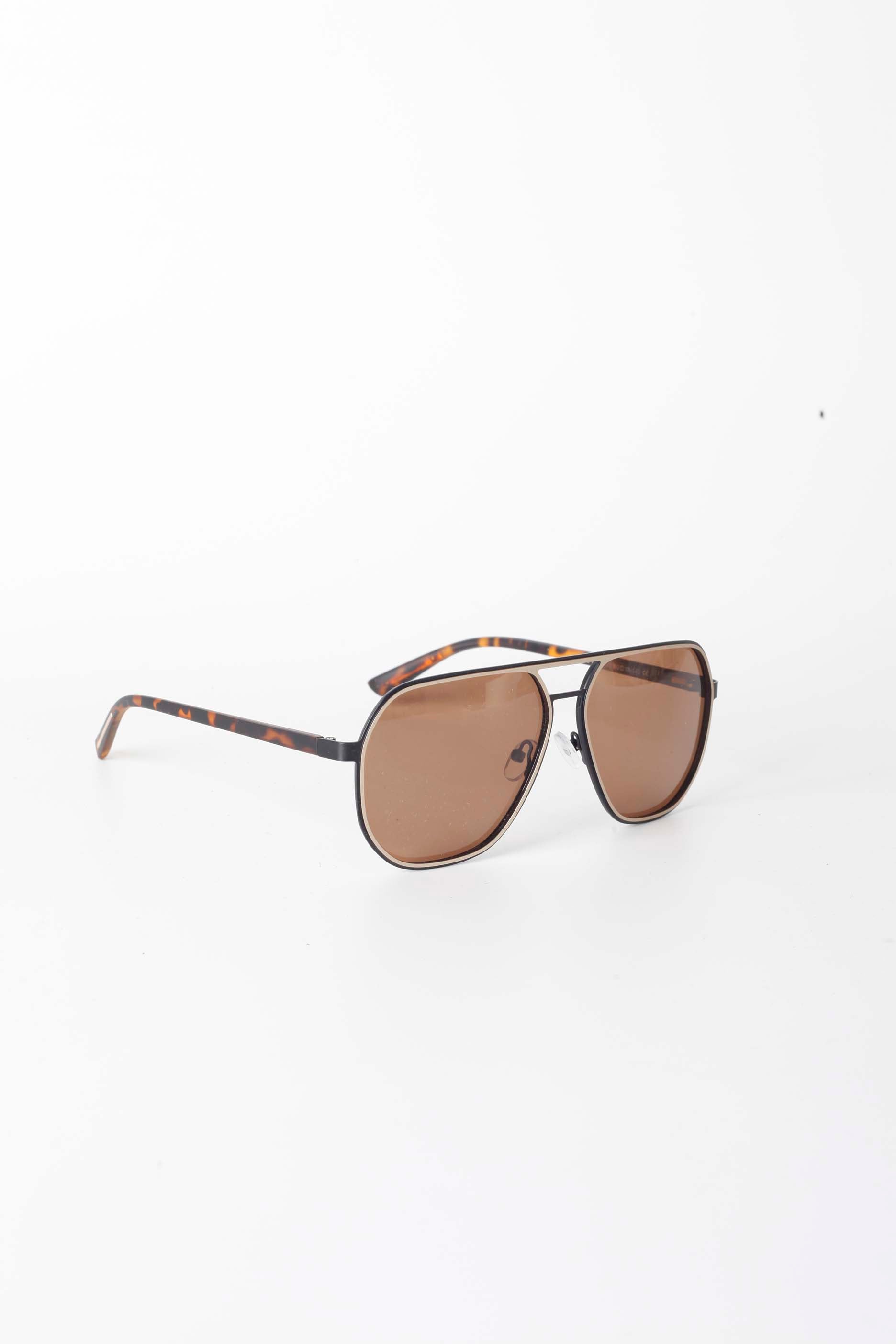 Tinted Aviator Style Sunglasses