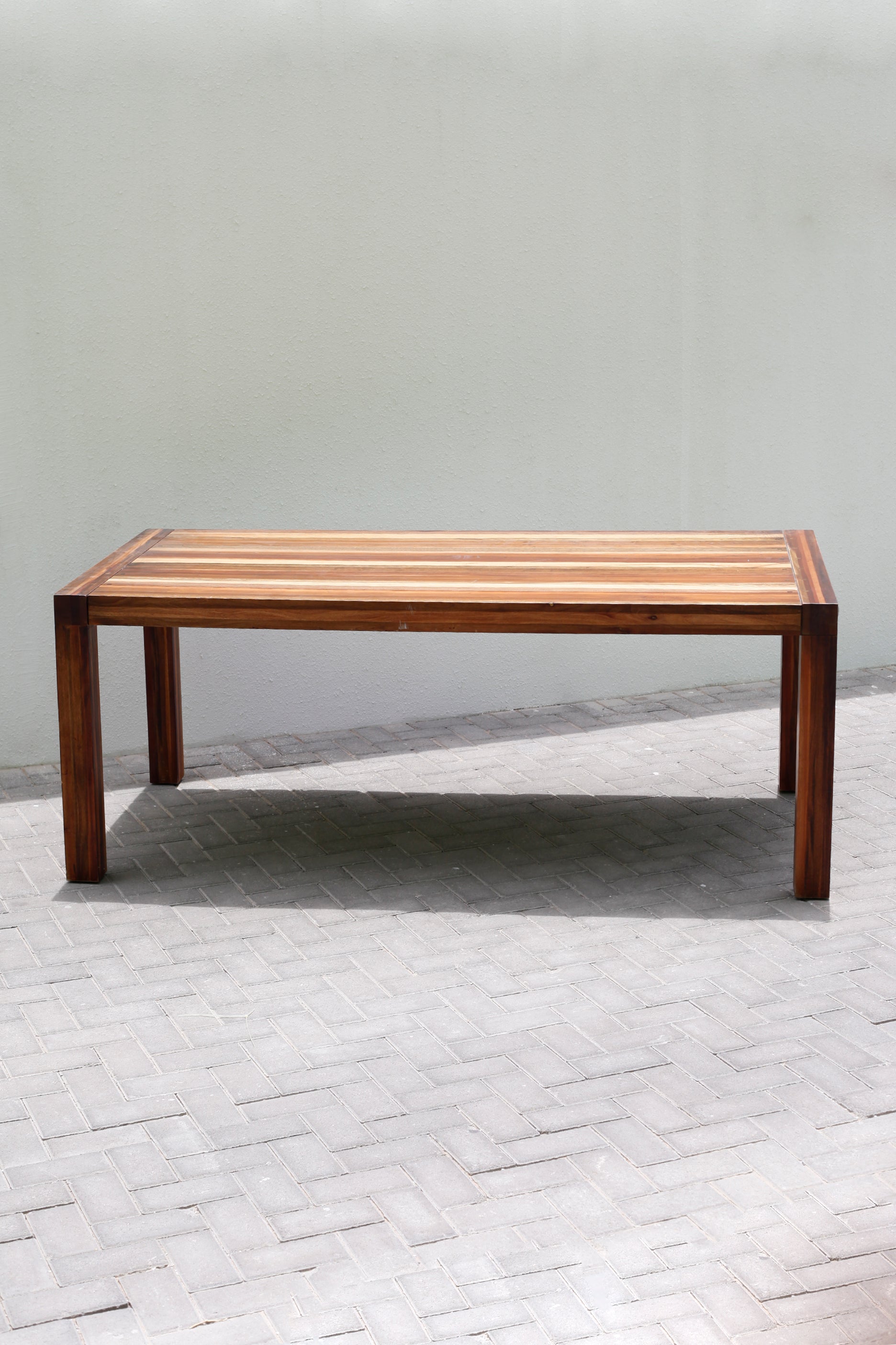 WALNUT WOOD DINING TABLE