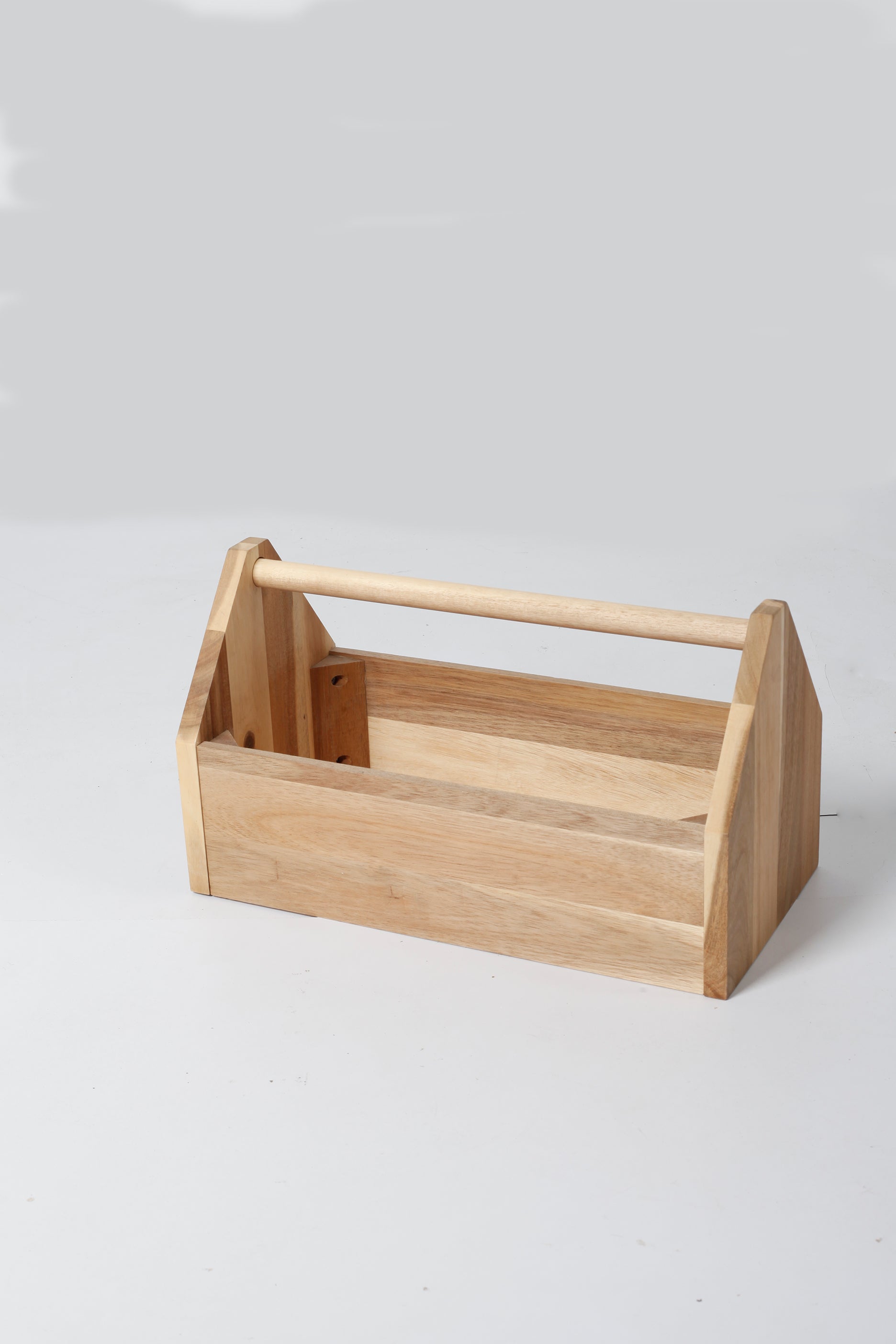 WOODEN TOOL BOX WITH HANDLE