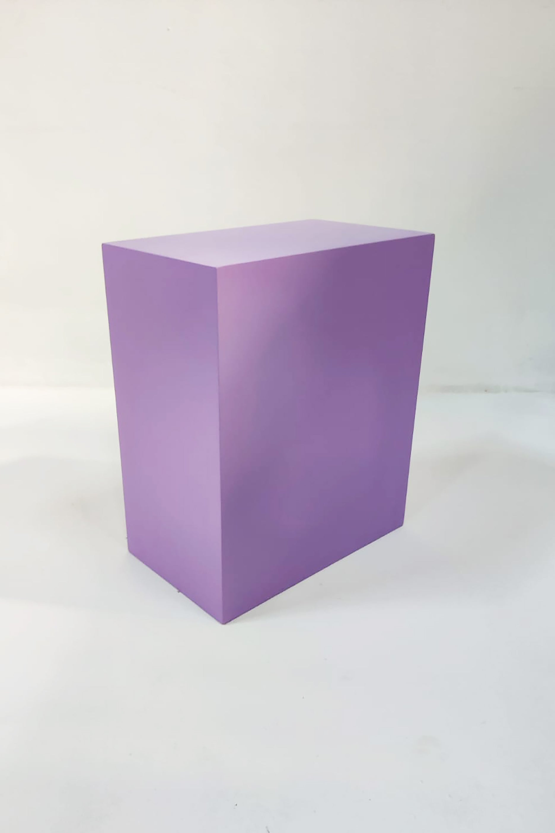 Lilac Block Plinth (60cm x 50cm x 30cm)