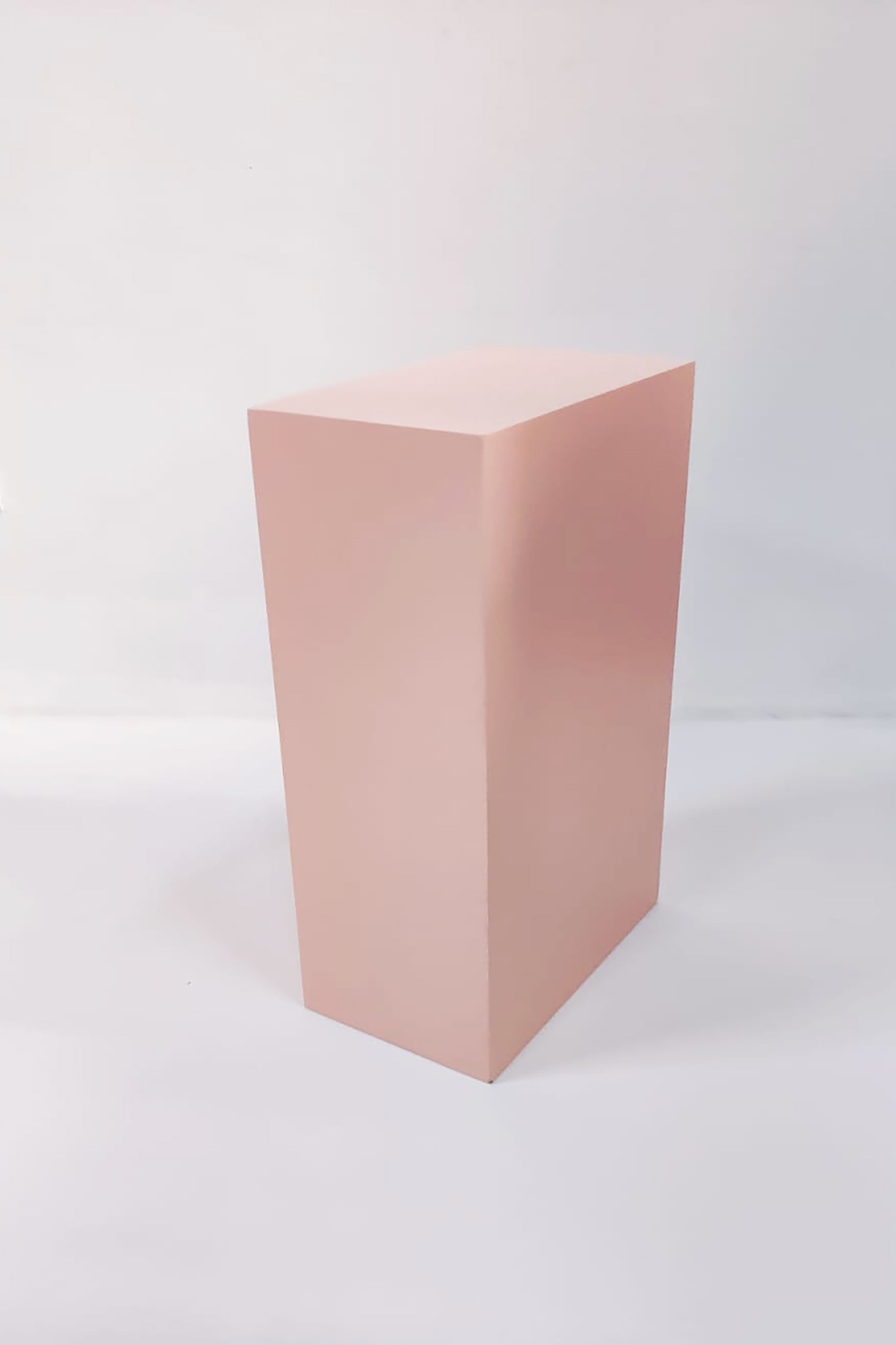 Pink Block Plinth (80cm x 50cm x 30cm)