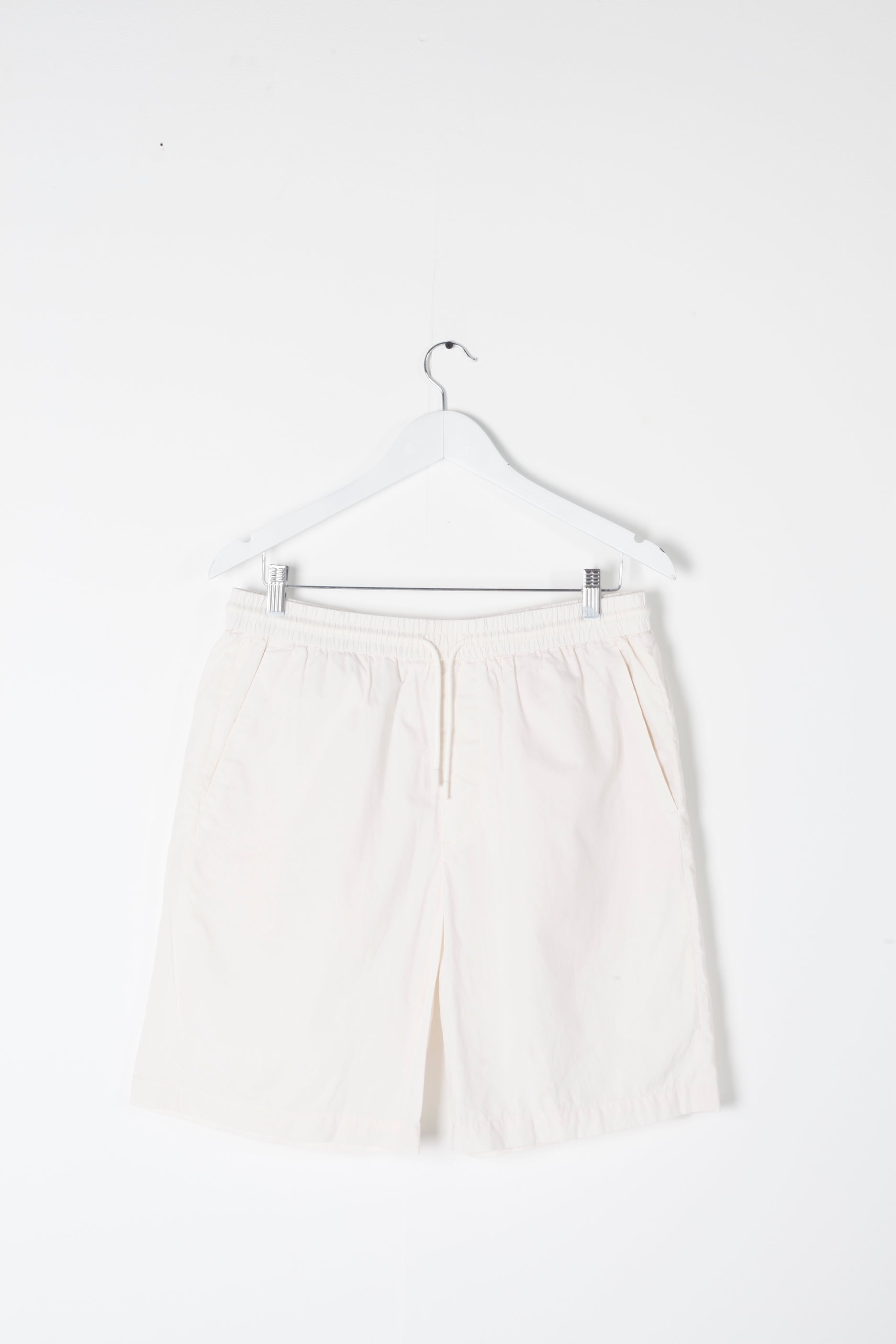 White Drawstring Shorts (Medium)