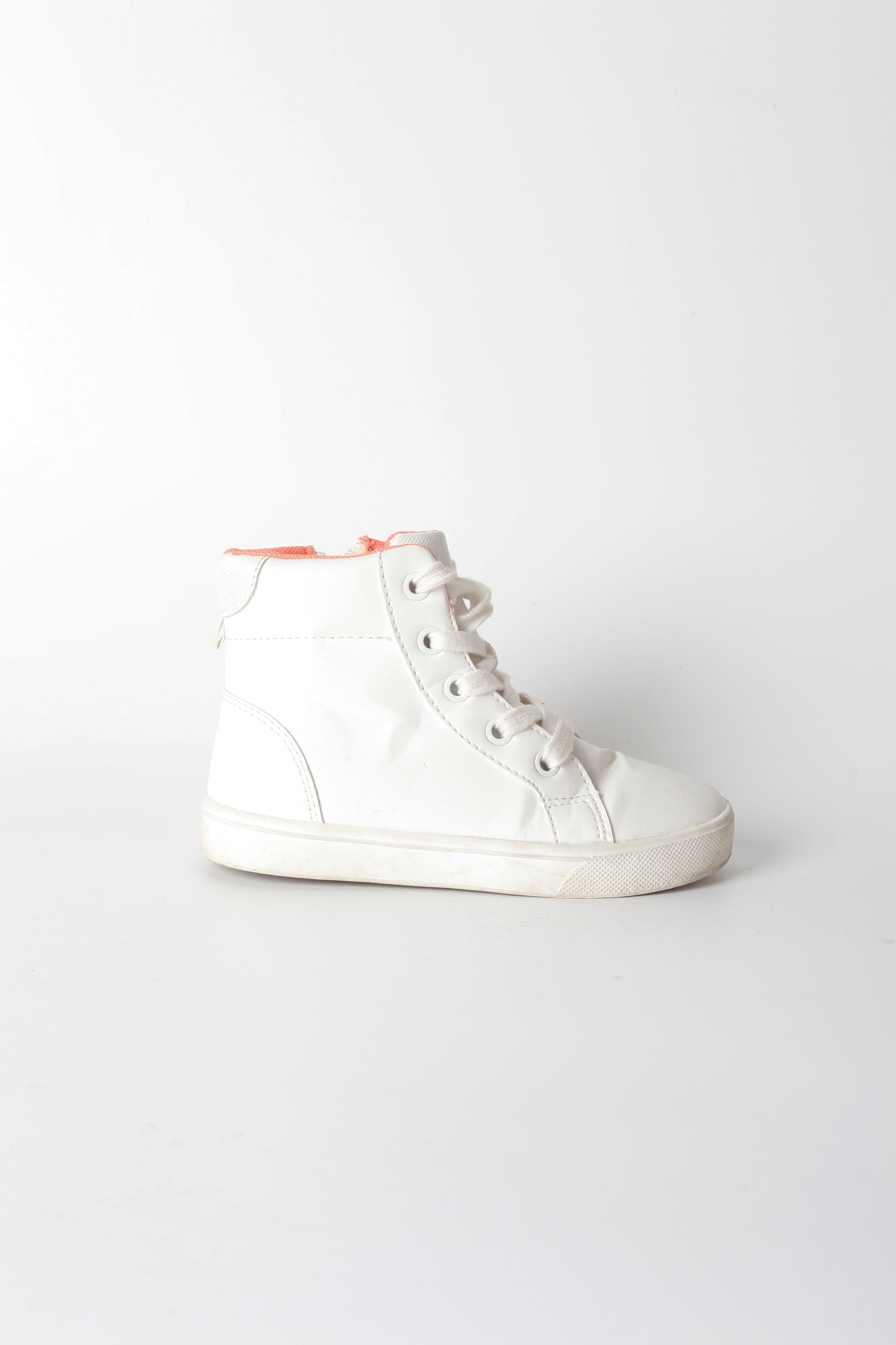 Kids White High Top Sneakers