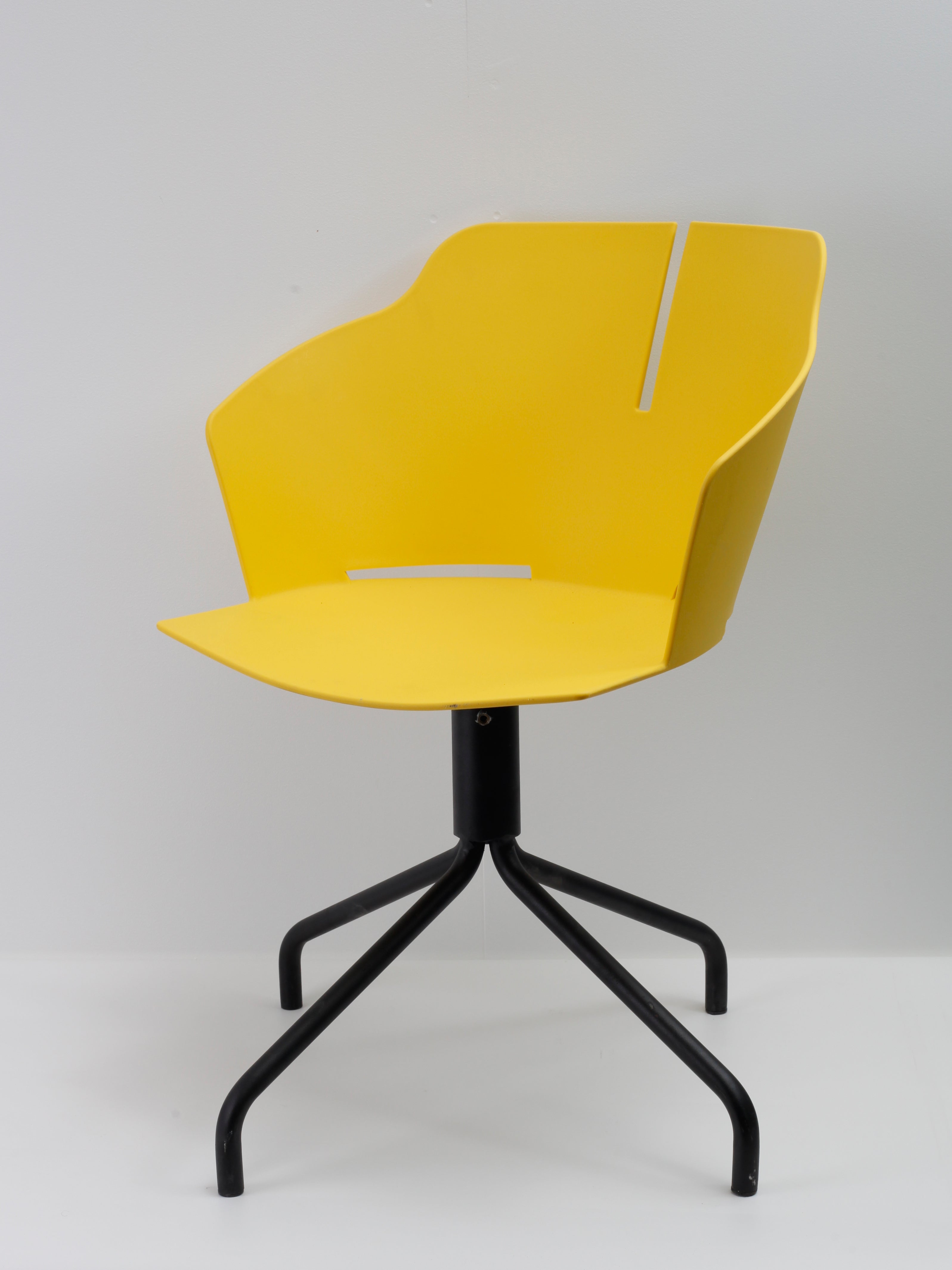 Yellow Modern Office Swivel Chair